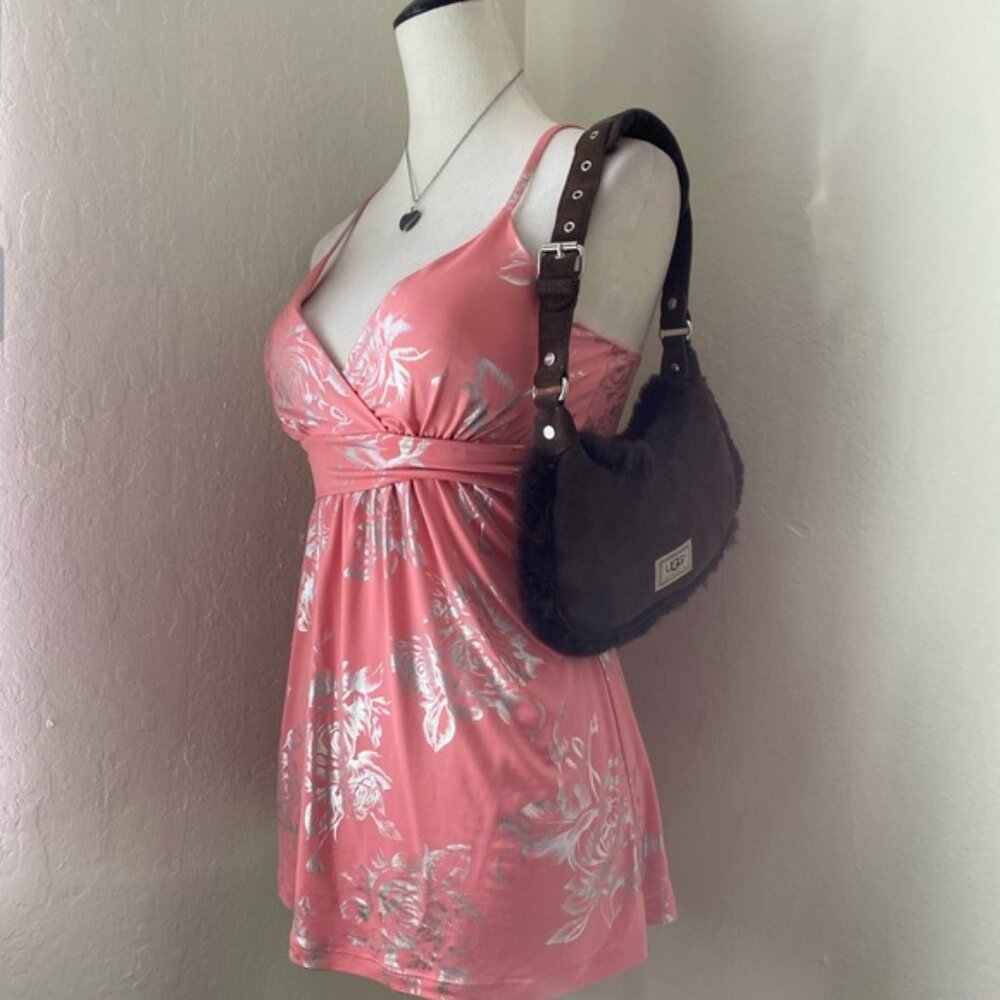 Pink Floral Women's Top - Picture 2 of 5